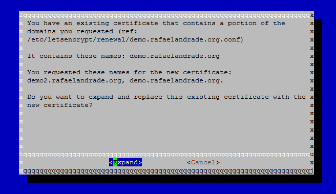 Instalar Certificado SSL Gratuito - Passo 10