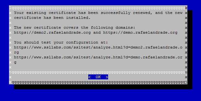Instalar Certificado SSL Gratuito - Passo 11